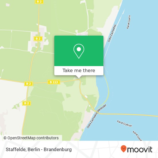 Staffelde map