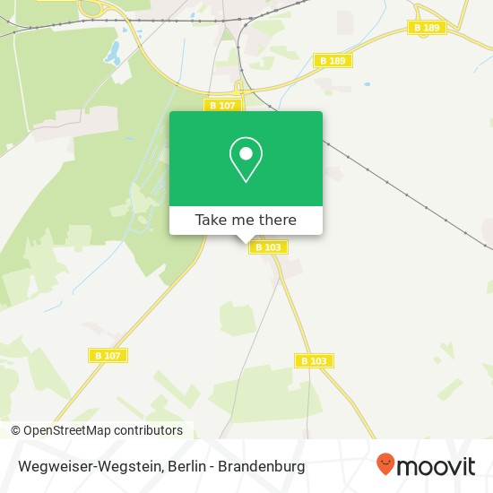 Карта Wegweiser-Wegstein