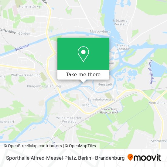 Карта Sporthalle Alfred-Messel-Platz