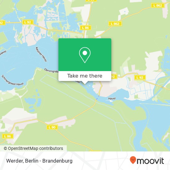 Werder map