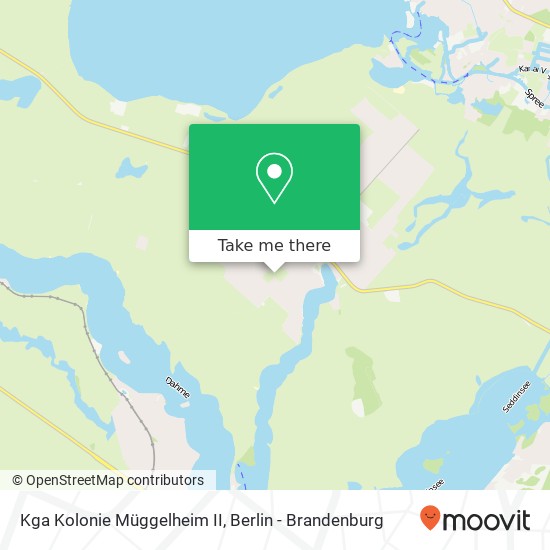 Kga Kolonie Müggelheim II map