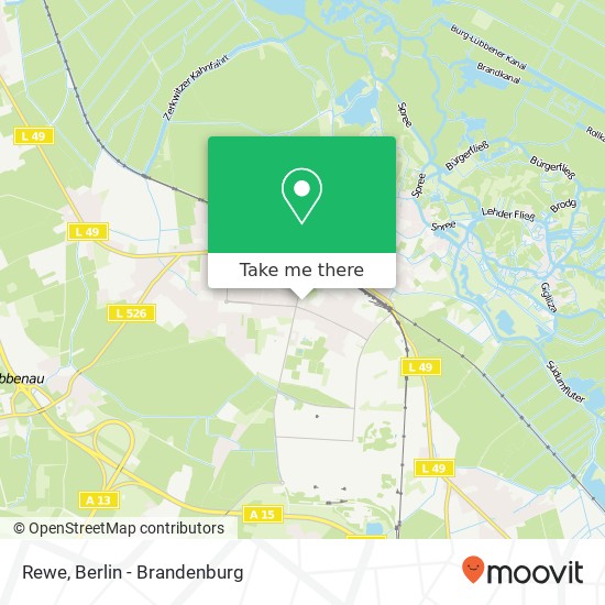 Rewe map