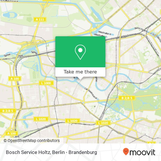 Bosch Service Holtz map