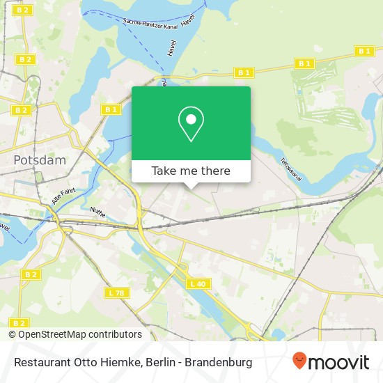 Restaurant Otto Hiemke map