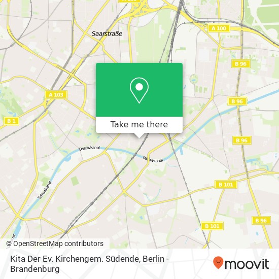 Kita Der Ev. Kirchengem. Südende map