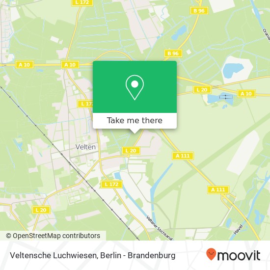 Veltensche Luchwiesen map