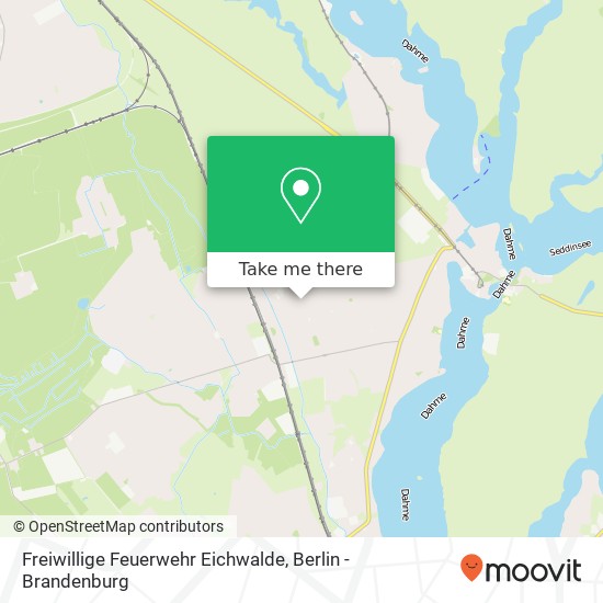 Freiwillige Feuerwehr Eichwalde map