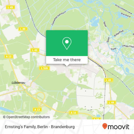Карта Ernsting's Family