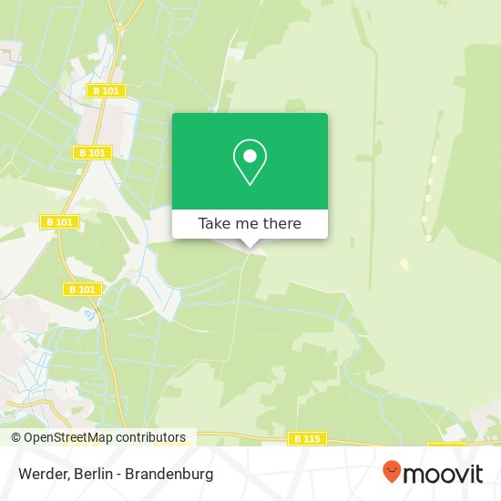 Werder map