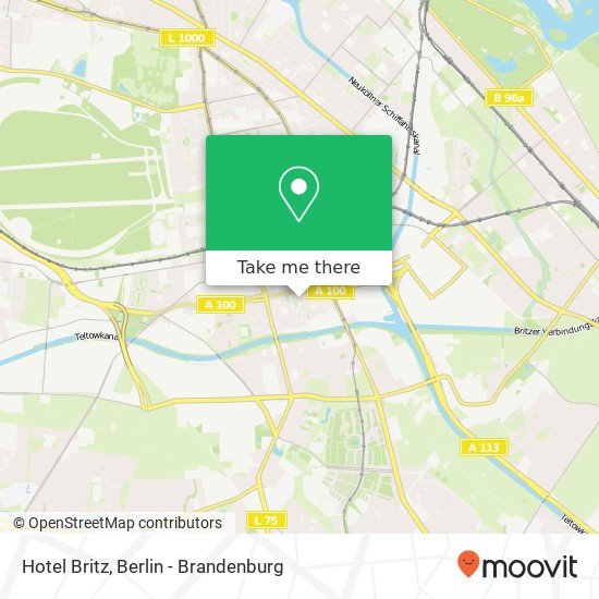 Hotel Britz map