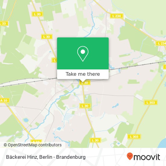 Bäckerei Hinz map