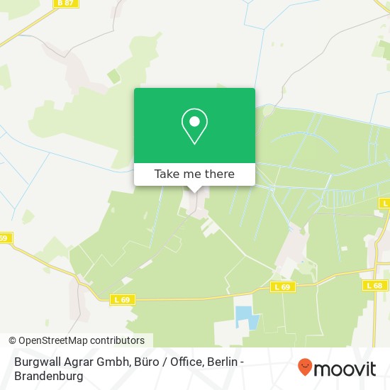 Burgwall Agrar Gmbh, Büro / Office map