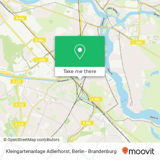 Kleingartenanlage Adlerhorst map