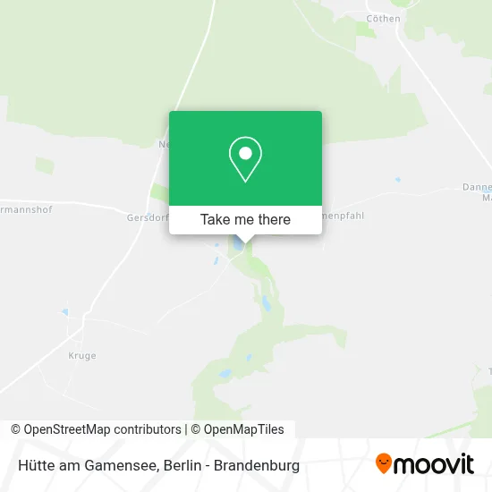 Hütte am Gamensee map