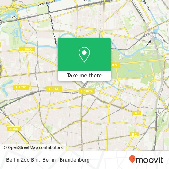 Berlin Zoo Bhf. map
