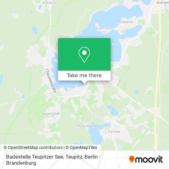 Badestelle Teupitzer See, Teupitz map