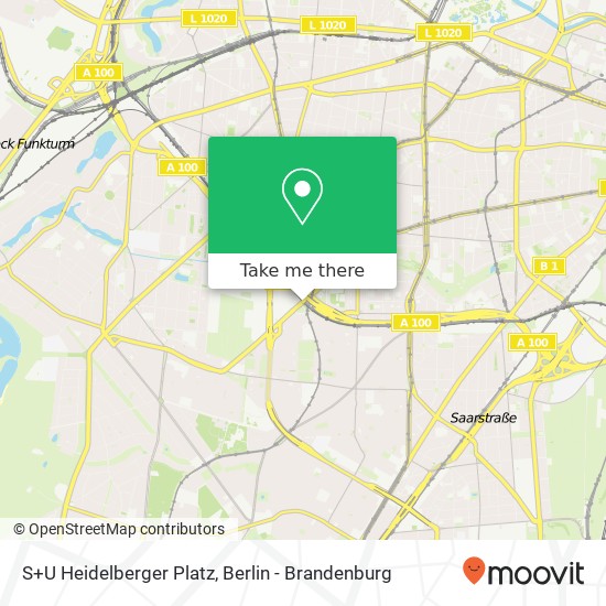 S+U Heidelberger Platz map