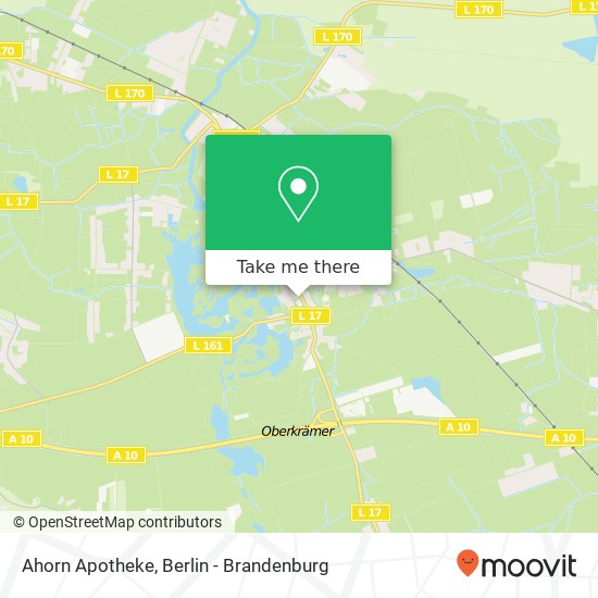 Ahorn Apotheke map