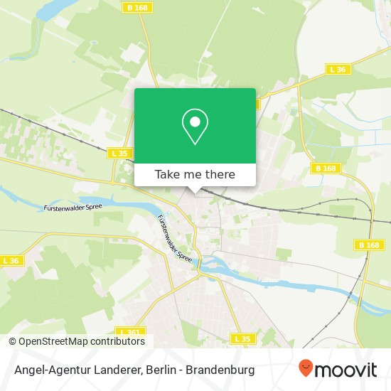 Angel-Agentur Landerer map