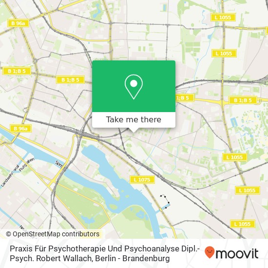 Карта Praxis Für Psychotherapie Und Psychoanalyse Dipl.-Psych. Robert Wallach
