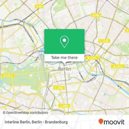 Interline Berlin map