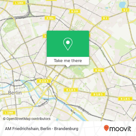 AM Friedrichshain map