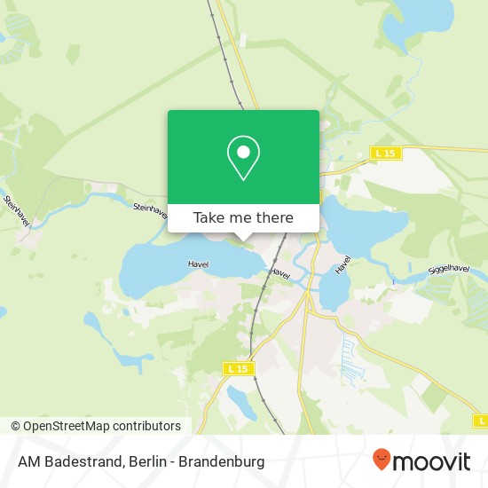 AM Badestrand map