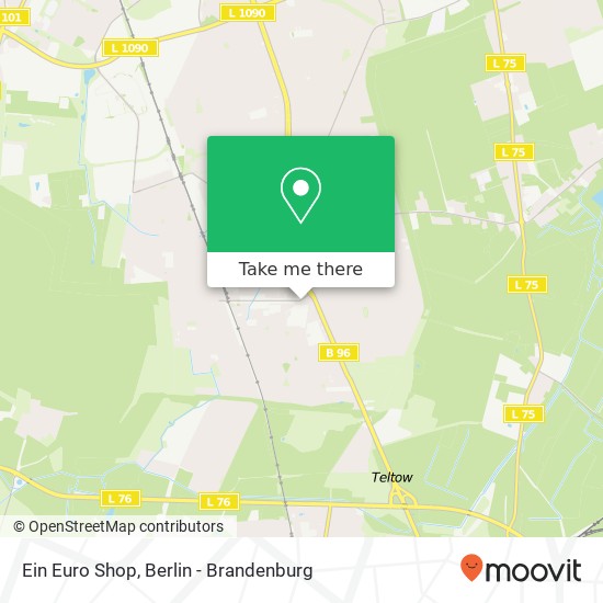 Ein Euro Shop map