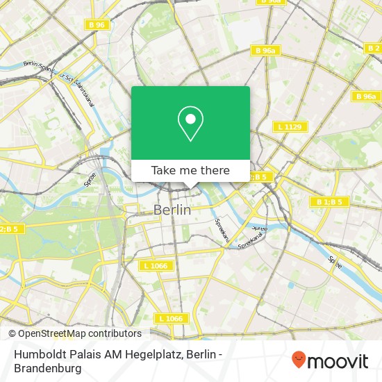Humboldt Palais AM Hegelplatz map