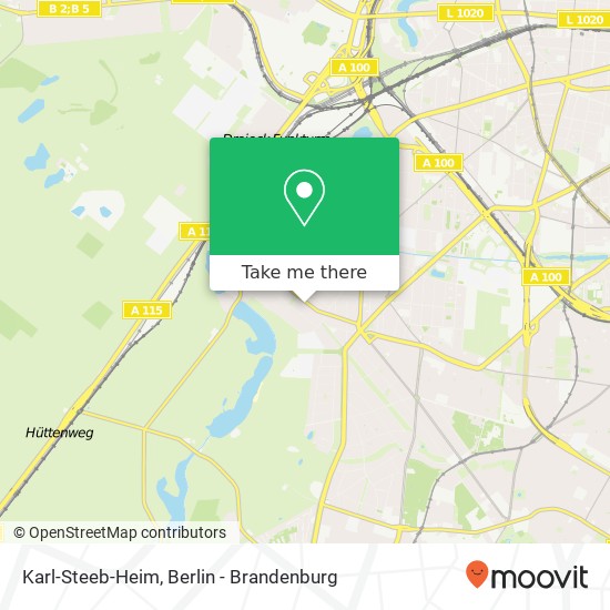 Karl-Steeb-Heim map
