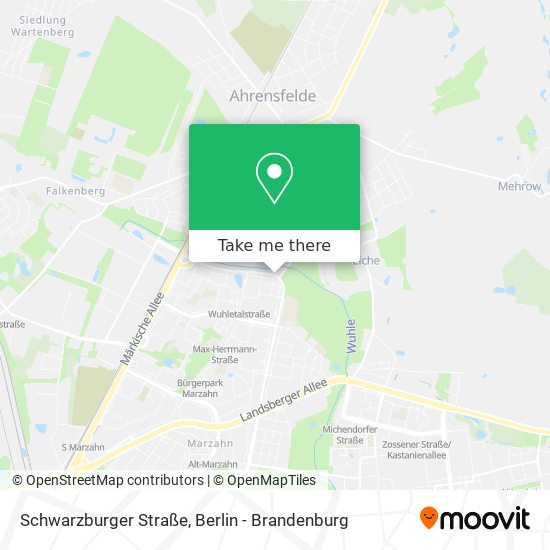 Карта Schwarzburger Straße