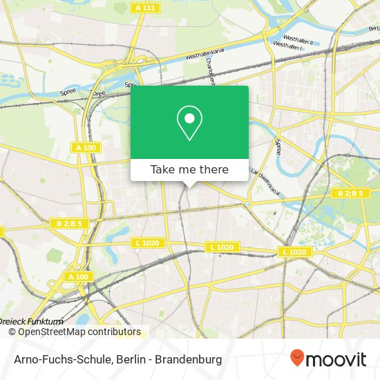 Arno-Fuchs-Schule map