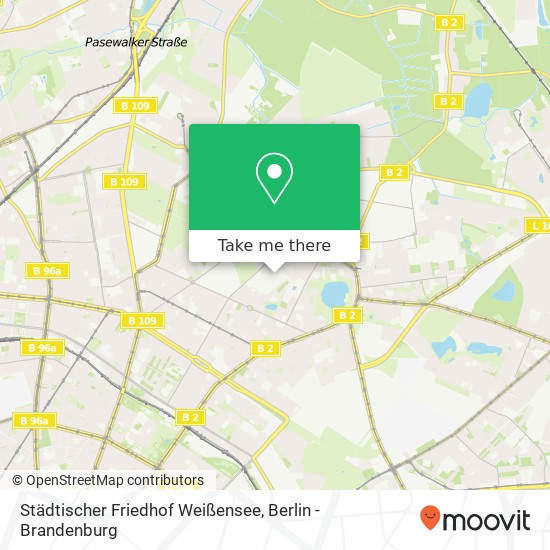 Städtischer Friedhof Weißensee map