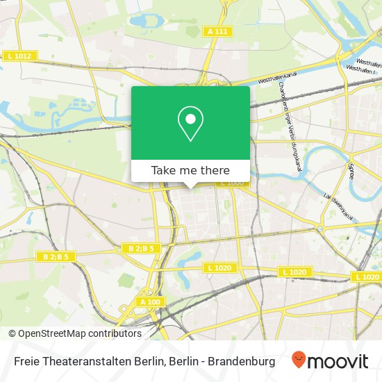 Freie Theateranstalten Berlin map