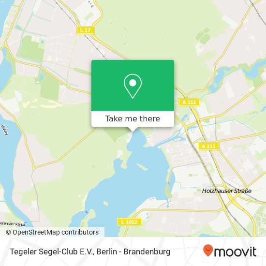 Tegeler Segel-Club E.V. map