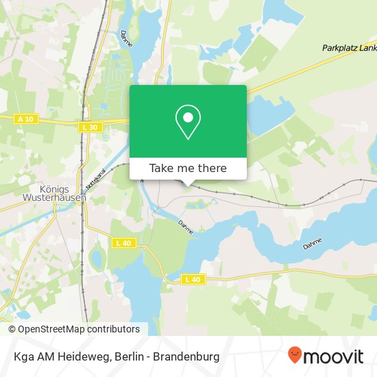 Kga AM Heideweg map