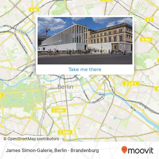 James Simon-Galerie map