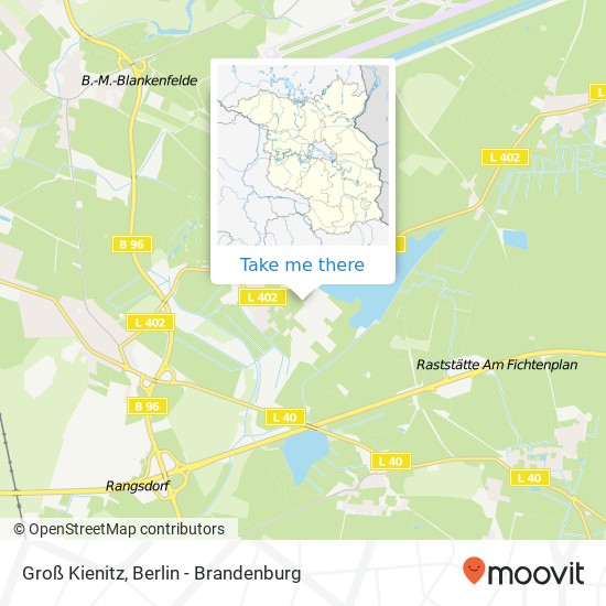 Groß Kienitz map