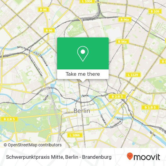 Schwerpunktpraxis Mitte map