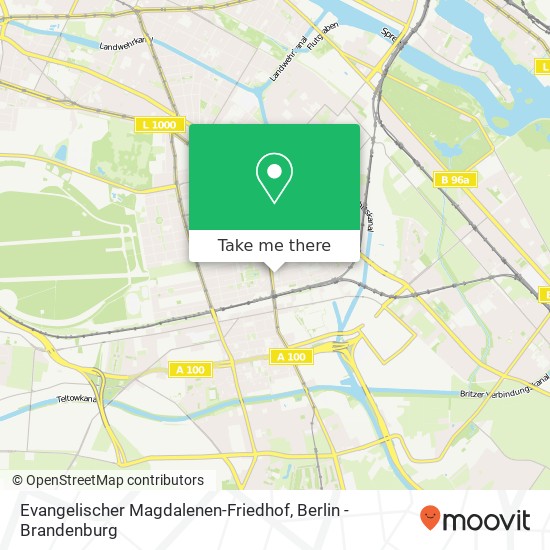 Evangelischer Magdalenen-Friedhof map