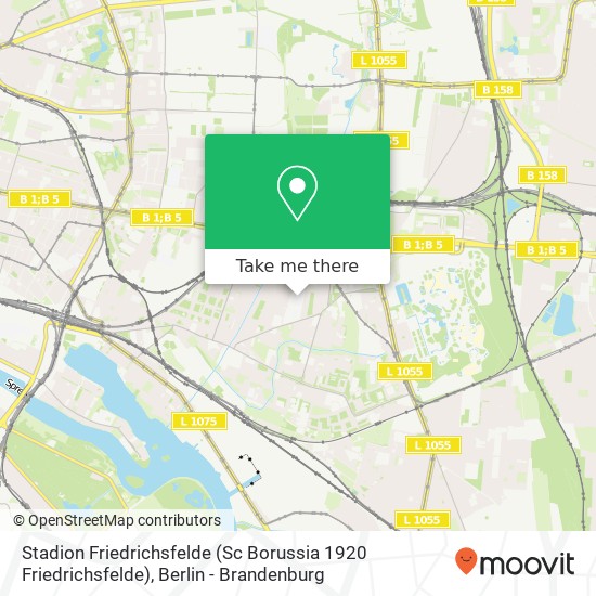 Stadion Friedrichsfelde (Sc Borussia 1920 Friedrichsfelde) map