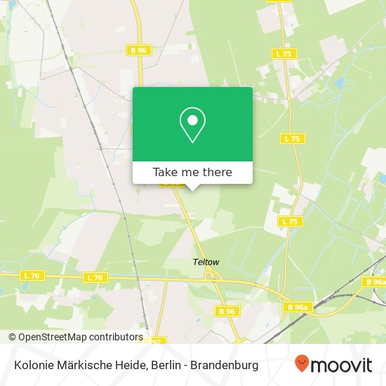 Kolonie Märkische Heide map