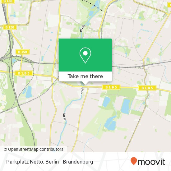 Parkplatz Netto map