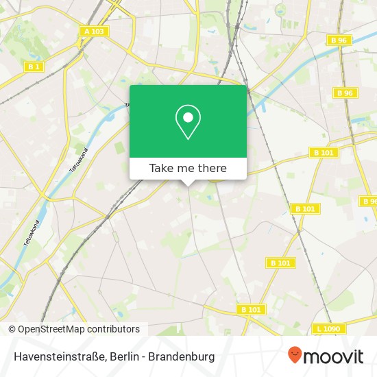 Карта Havensteinstraße