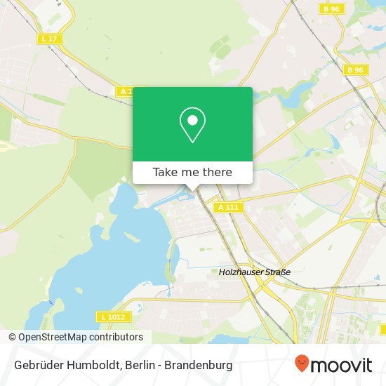 Gebrüder Humboldt map