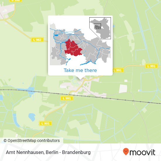 Amt Nennhausen map