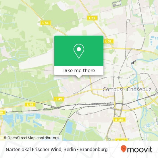 Gartenlokal Frischer Wind map