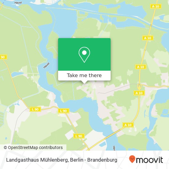 Landgasthaus Mühlenberg map