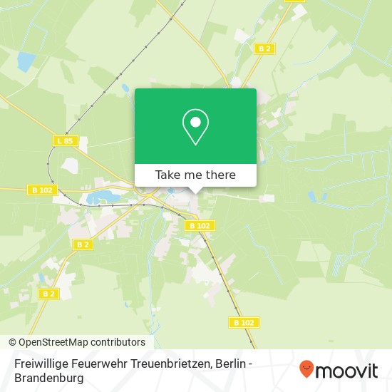 Карта Freiwillige Feuerwehr Treuenbrietzen