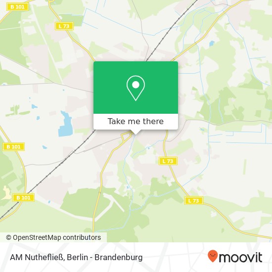 AM Nuthefließ map